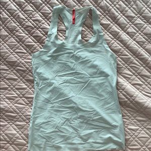 Spanx grey racerback tank top